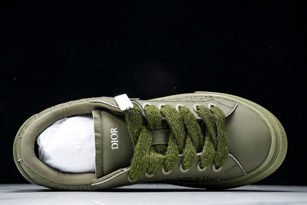 D1or B33 Gravity Leather 'Oblique Triple Khaki' - Image 4