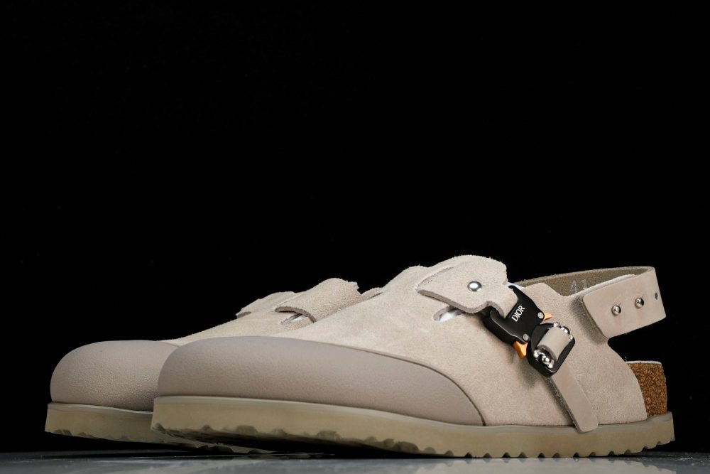 Birkenstock x D1or Tokio Mule Calfskin 'Greige' - Image 2