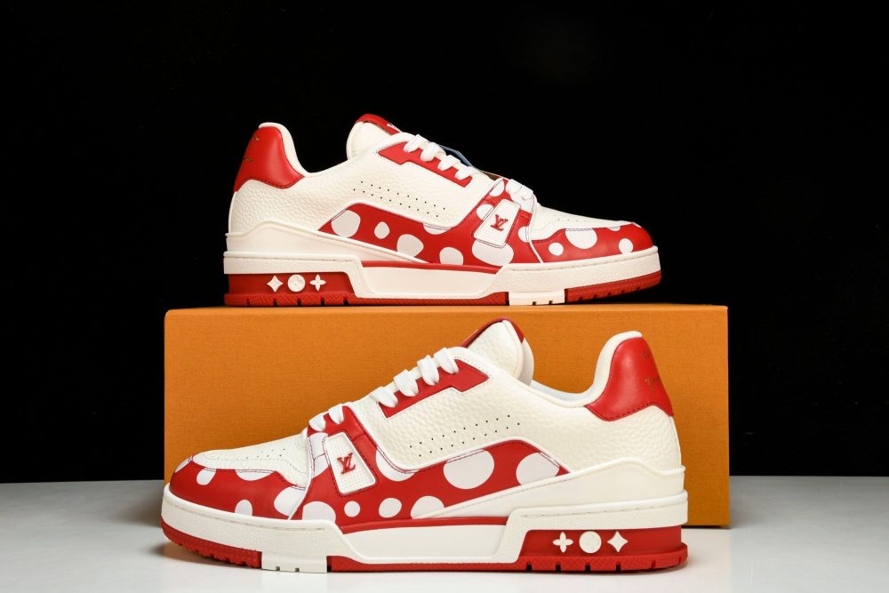 Louis Vuittоп Trainer Low by Yayoi Kusama 'Red' - Image 19
