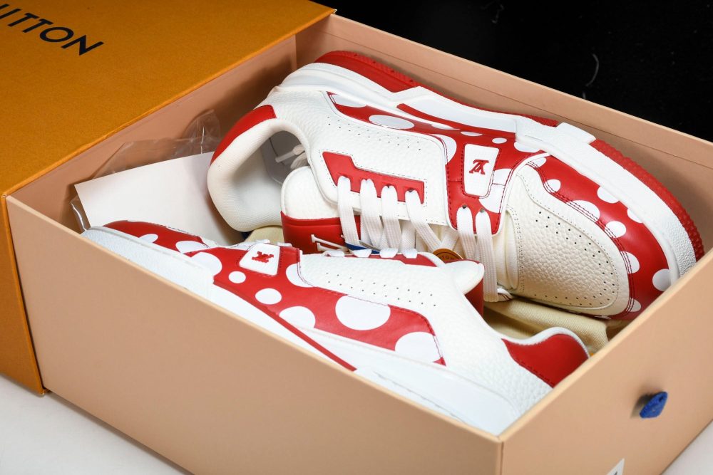 Louis Vuittоп Trainer Low by Yayoi Kusama 'Red' - Image 18