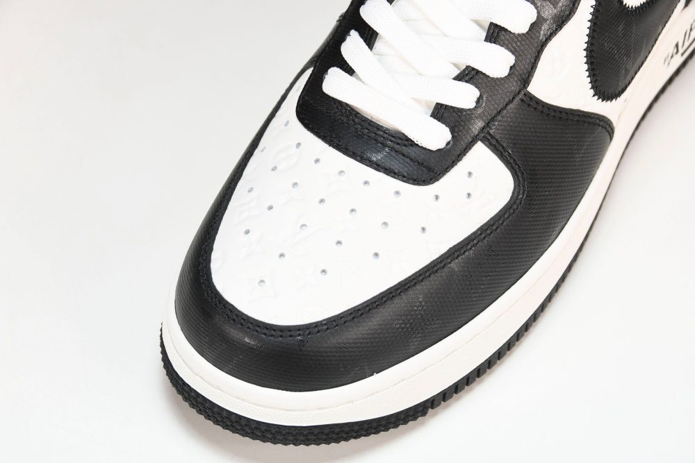 Louis Vuittоп x AF1 by Virgil Abloh 'Black White' - Image 9