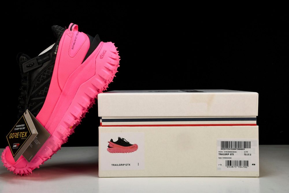 Moncler Trailgrip GTX 'Pink Black' - Image 24
