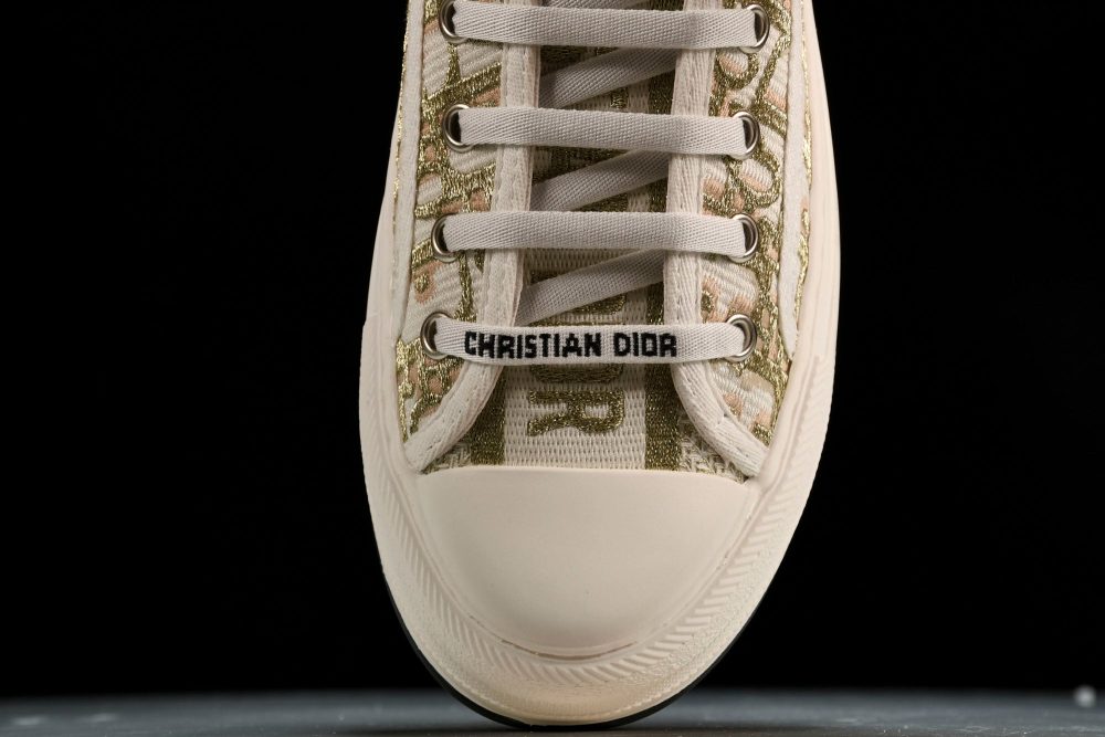 D1or Walk'N'D1or Platform Sneaker 'Oblique Gold' - Image 6