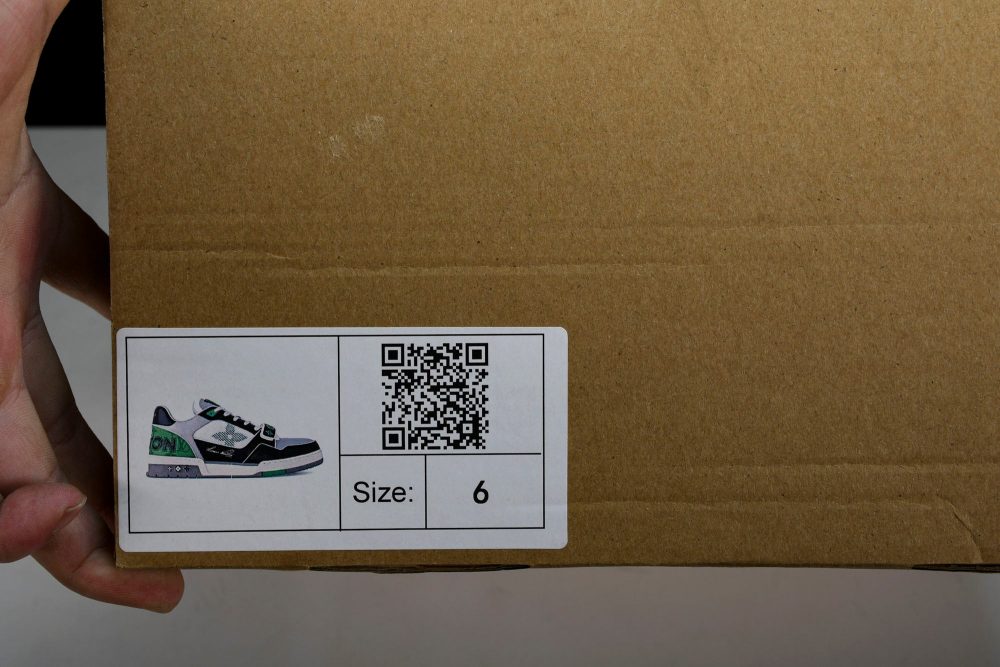 Louis Vuittоп Trainer Low Velcro Strap 'Green Black' - Image 30