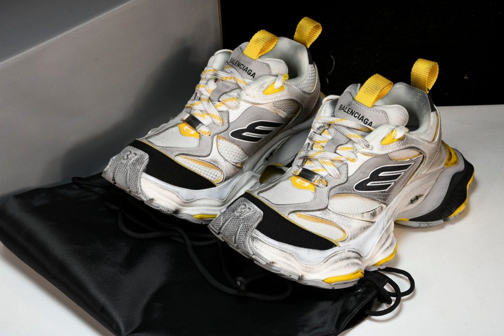 Cargo Sneaker 'White Yellow' - Image 23