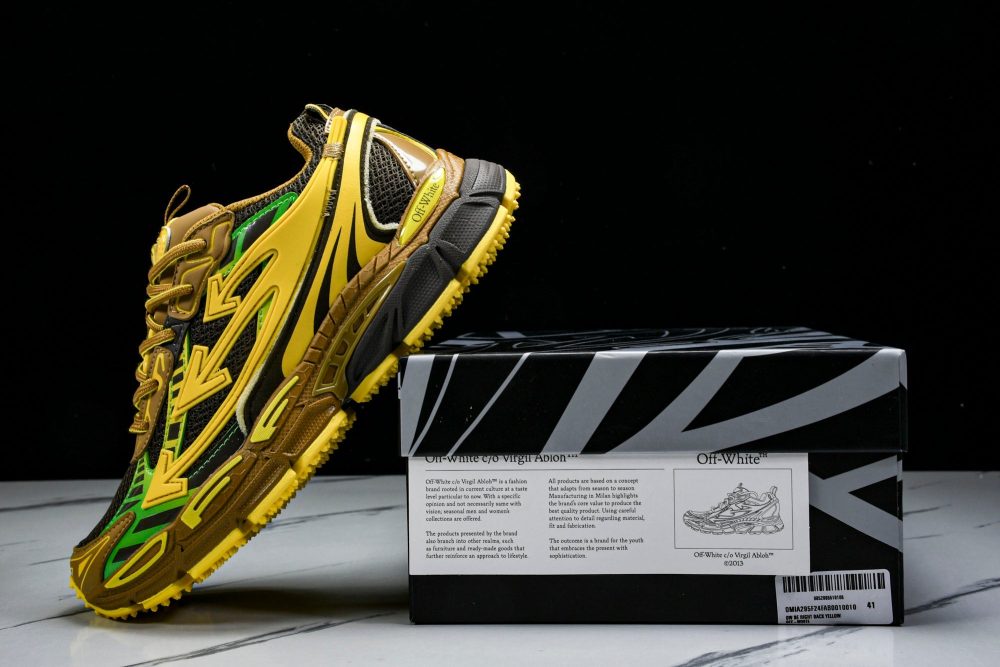 Off-White "Be Right Back" Sneaker 'Yellow Brown' - Image 26