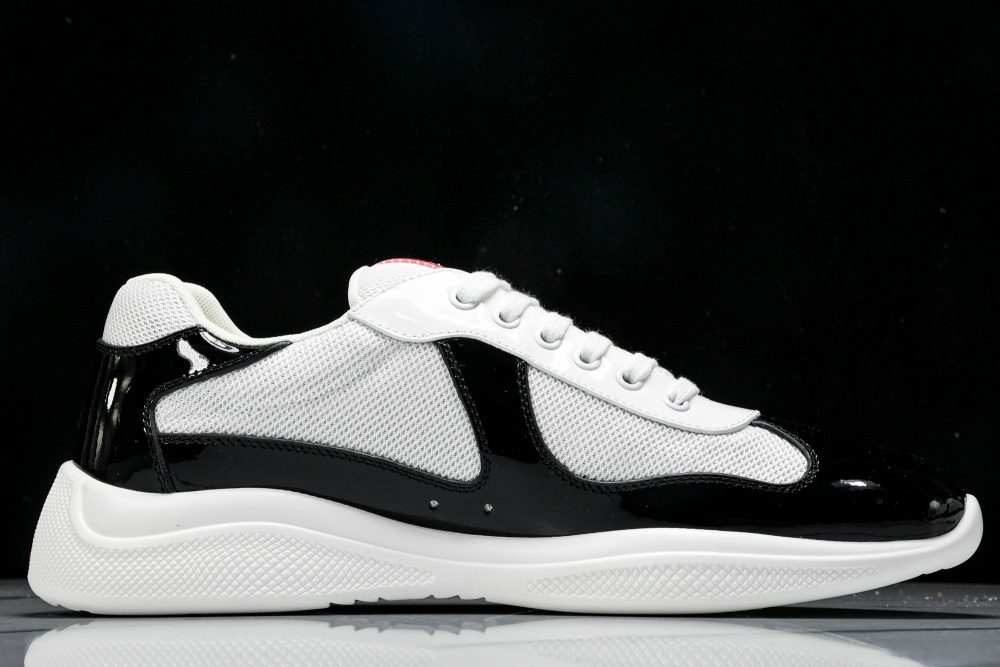 Prada America's Cup Sneaker 'Black Silver White' v2 - Image 3