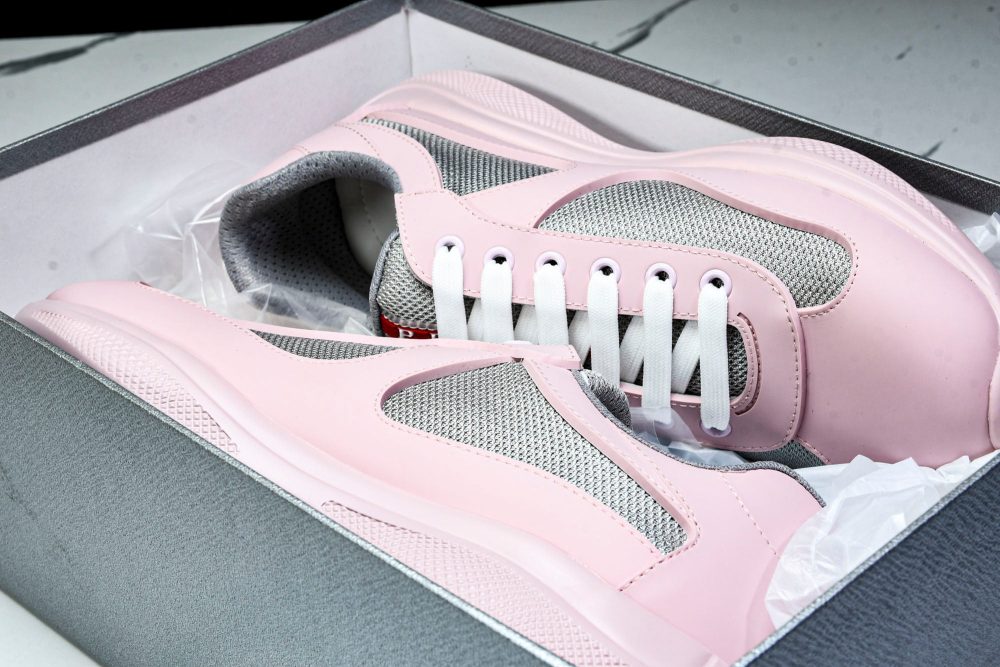 Prada America's Cup Sneaker Soft Rubber 'Pink' - Image 37