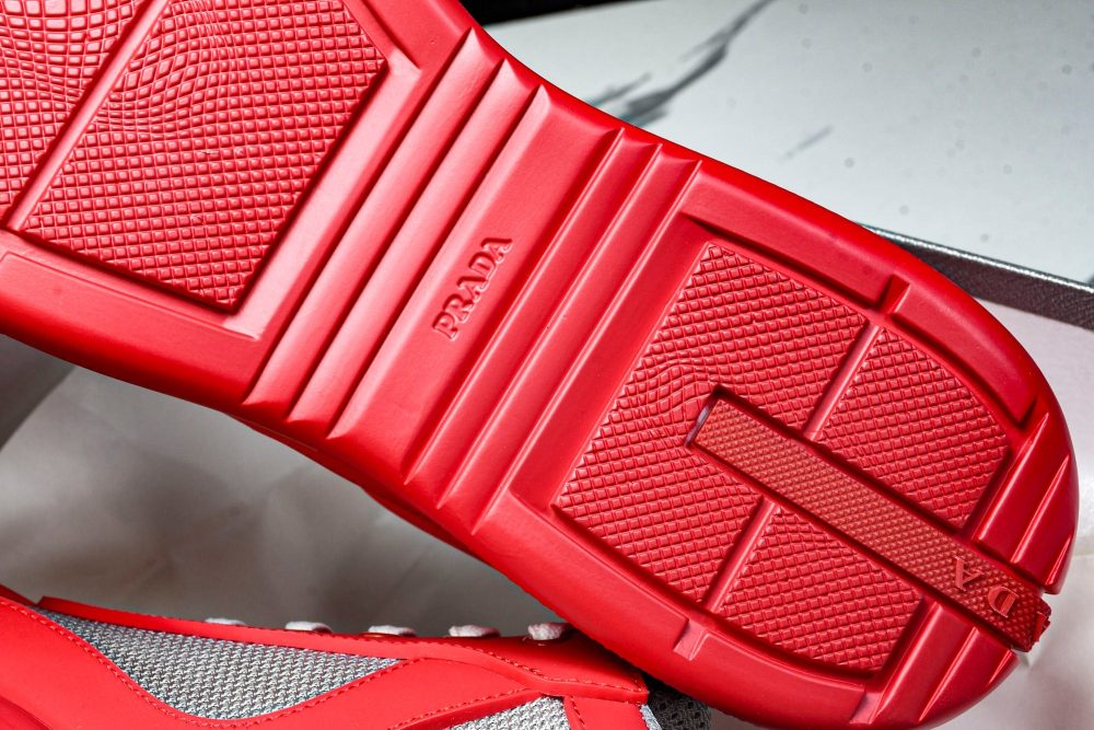 Prada America's Cup Sneaker Soft Rubber 'Red' - Image 37