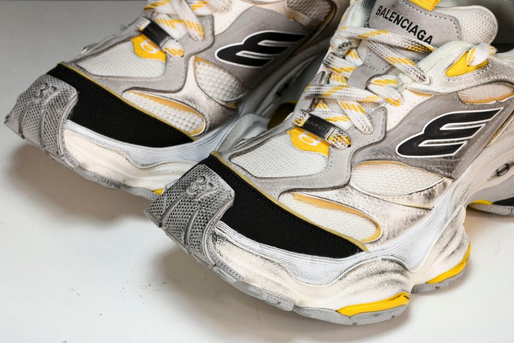 Cargo Sneaker 'White Yellow' - Image 21