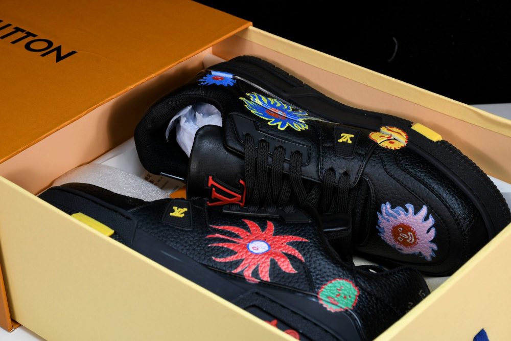 Louis Vuittоп Trainer Low by Yayoi Kusama 'Black Print' - Image 21