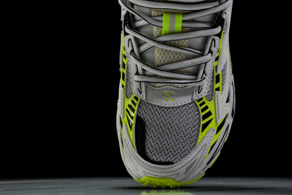 Off-White "Be Right Back" Sneaker 'White Fluorescent' - Image 6