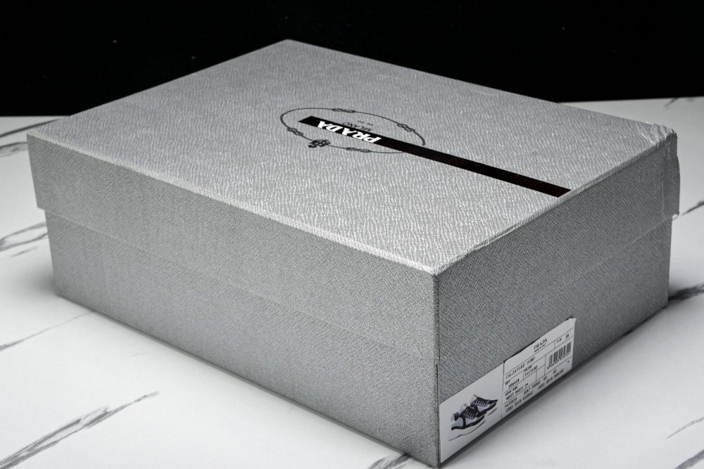 Prada America's Cup Sneaker 'Black Silver White' v1 - Image 25