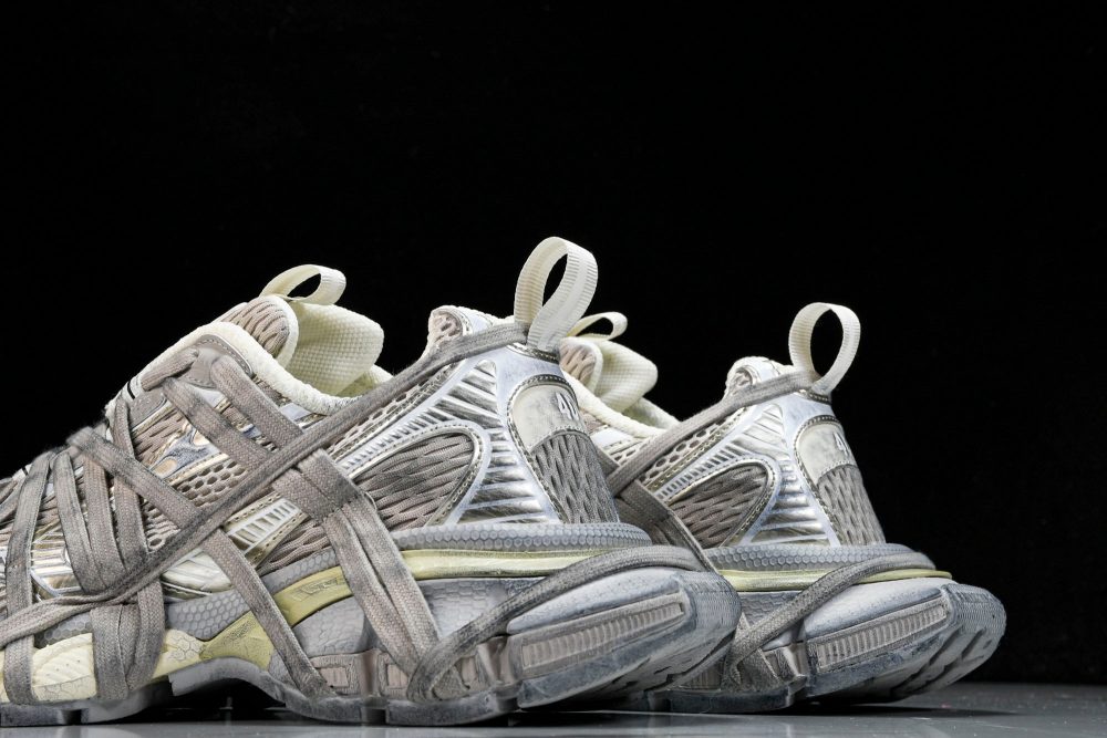 3XL Sneaker Extreme Lace 'Silver' - Image 8