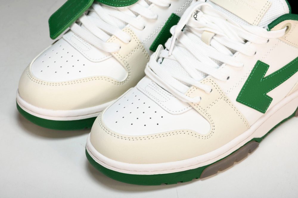 Off-White Out Of Office OOO Low Top 'White Green' - Image 21