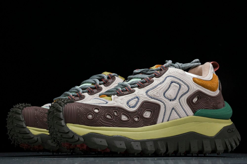 Salehe Bembury x Moncler Trailgrip Genius Grain GTX 'Brown' - Image 2