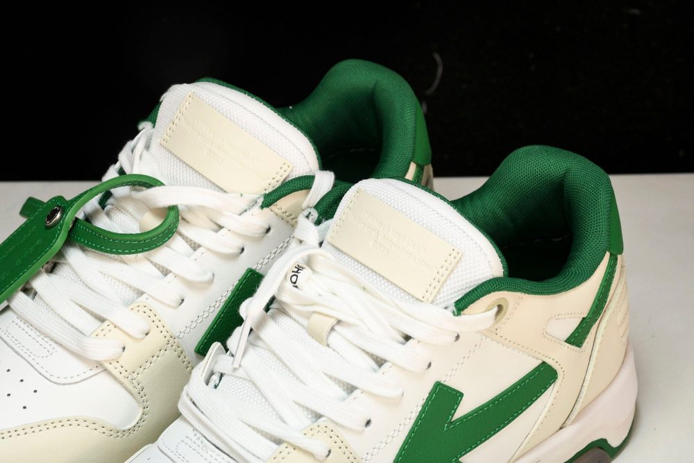 Off-White Out Of Office OOO Low Top 'White Green' - Image 22