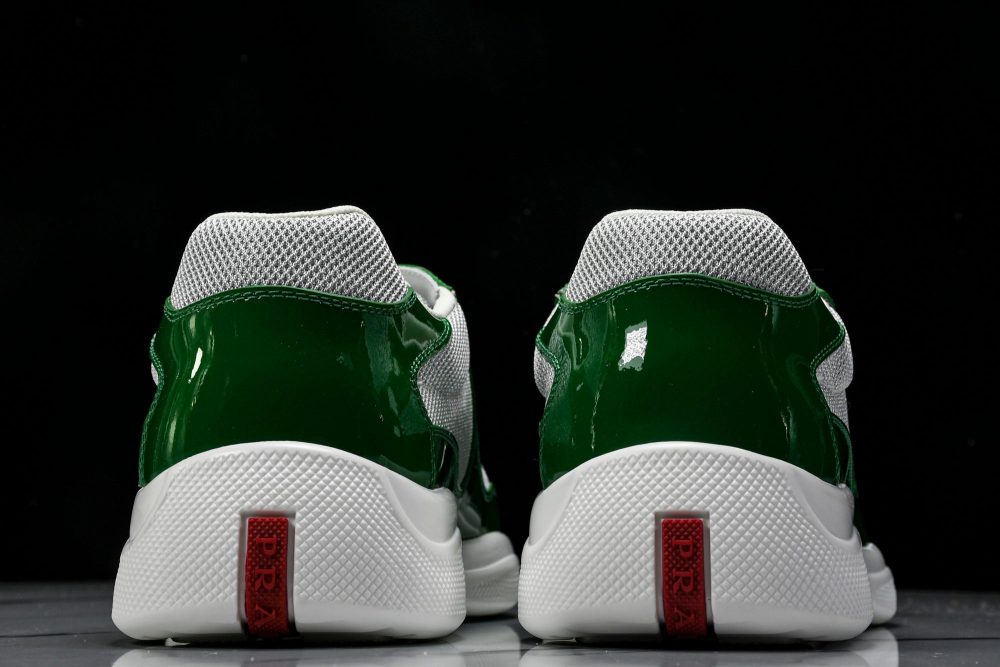Prada America's Cup Sneaker 'Green Silver' - Image 7