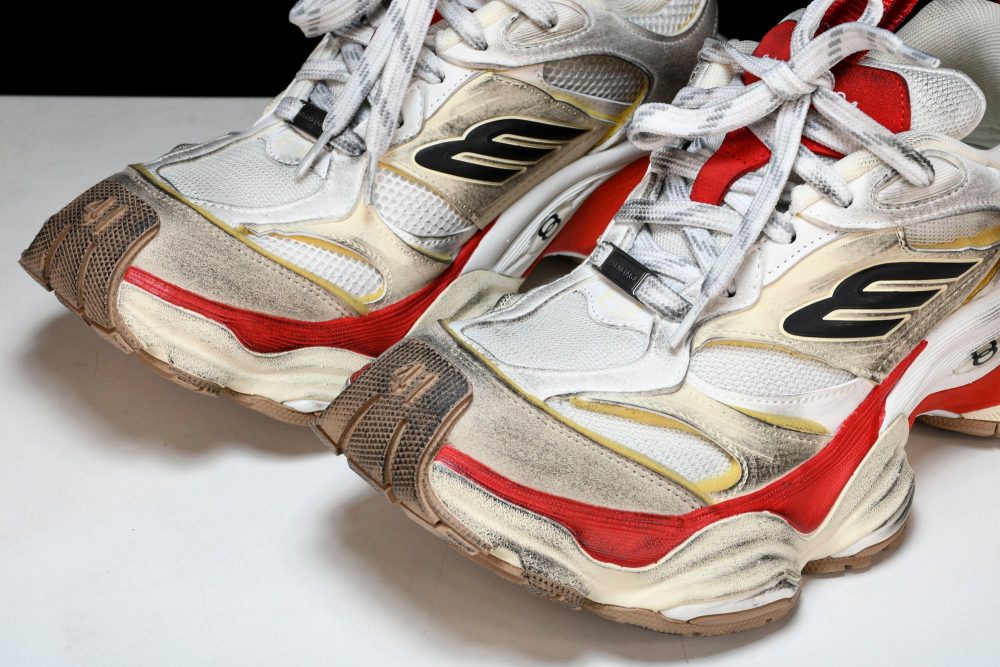 Cargo Sneaker 'White Red' - Image 21