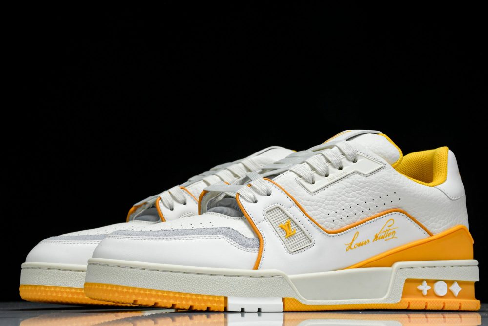 Louis Vuittоп Trainer Low 'Signature White Yellow' - Image 2