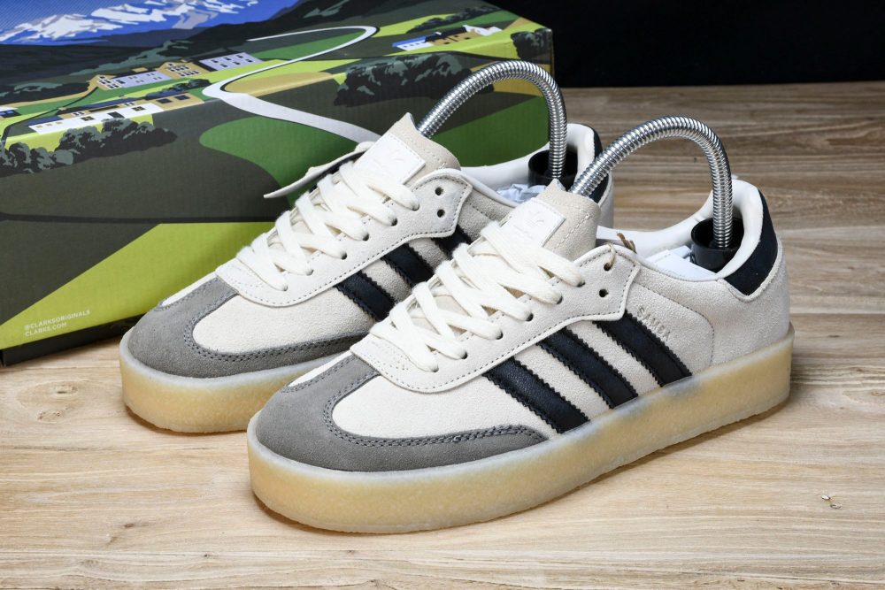 AD x Clarks '8th Street Samba' by Ronny Fieg 'White Black' - Image 21