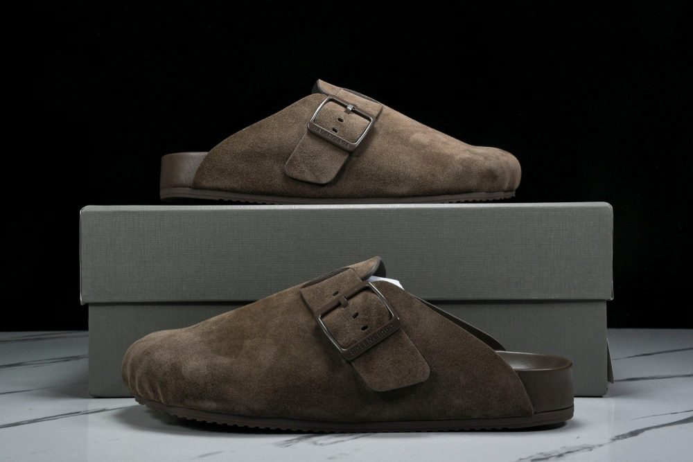 Вirkenstock x Вalenciaga Sunday Mule Suede 'Brown' - Image 16