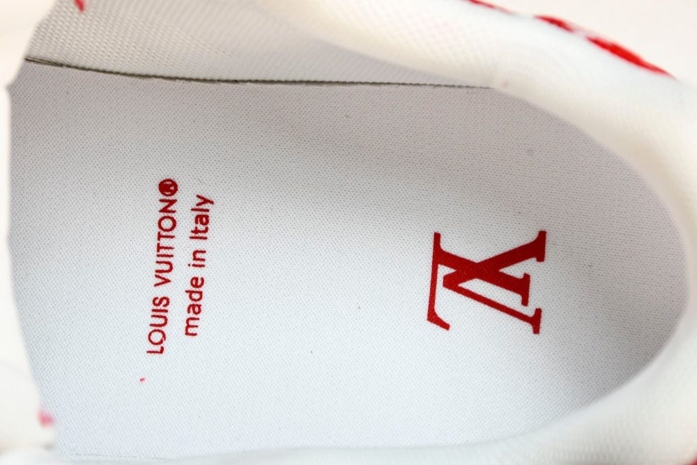 Louis Vuittоп Trainer Low 'Red Monogram Textile' - Image 13