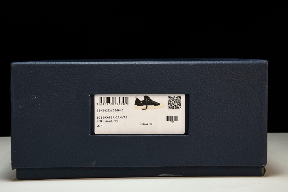 D1or B23 Skater Low x ERL 'Black Canvas' - Image 25