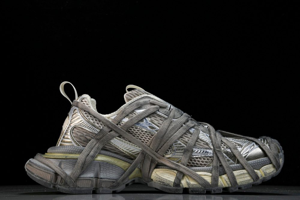 3XL Sneaker Extreme Lace 'Silver' - Image 3