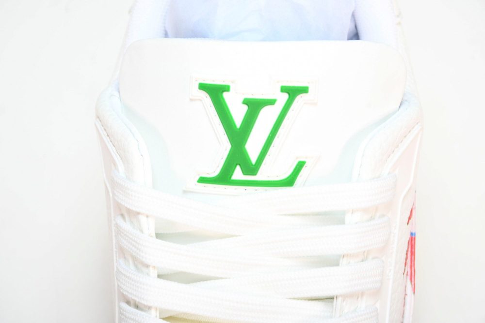Louis Vuittоп Trainer Low by Yayoi Kusama 'White Print' - Image 11
