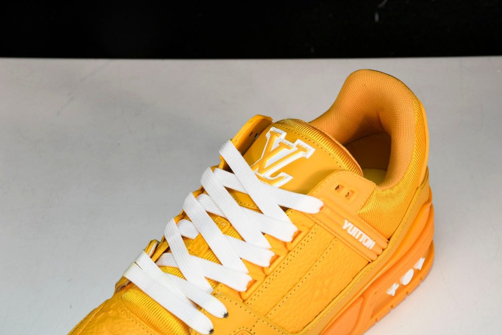 Louis Vuittоп Trainer Low 'Yellow Embossed' - Image 10