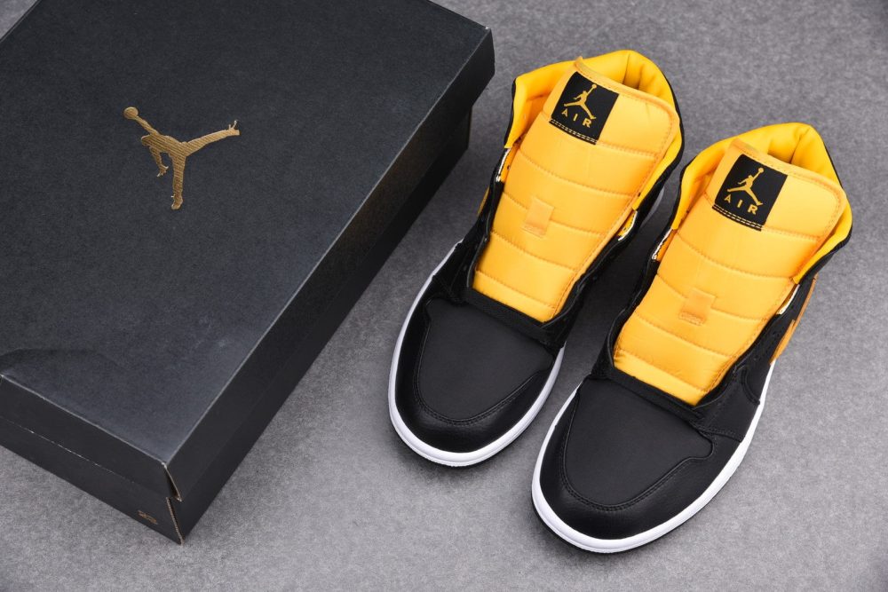 AJ1 Mid SE ‘Black Gold’ - Image 11