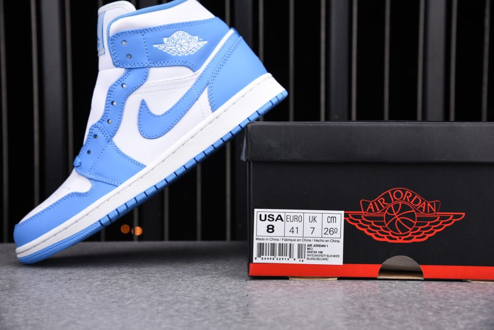 AJ1 Mid ‘UNC’ - Image 9