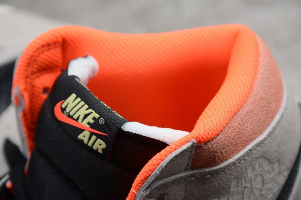 AJ1 Retro High Neutral Grey Hyper Crimson - Image 10