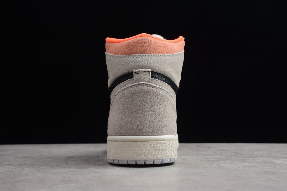AJ1 Retro High Neutral Grey Hyper Crimson - Image 6