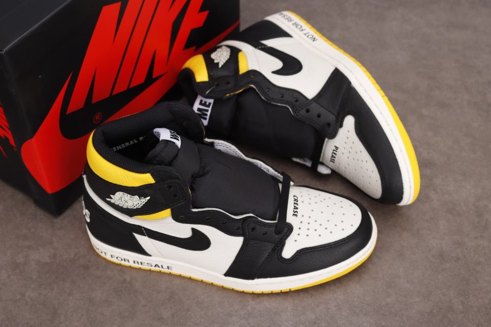 AJ1 Retro High "Not for Resale" Varsity Maize - Image 10