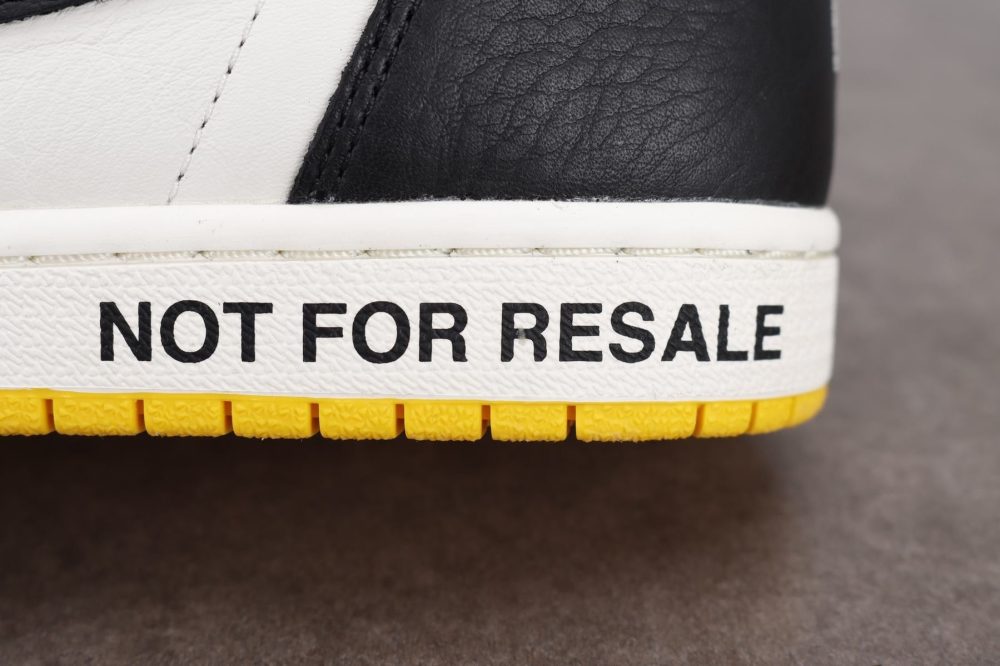 AJ1 Retro High "Not for Resale" Varsity Maize - Image 15