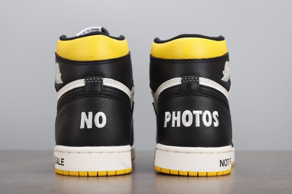 AJ1 Retro High "Not for Resale" Varsity Maize - Image 5