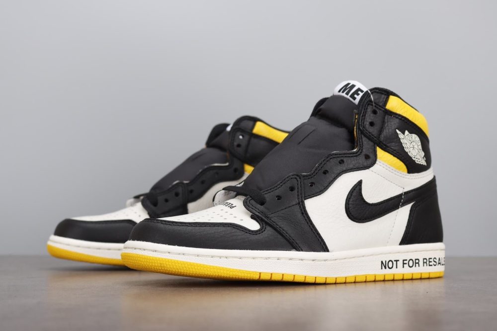 AJ1 Retro High "Not for Resale" Varsity Maize - Image 7
