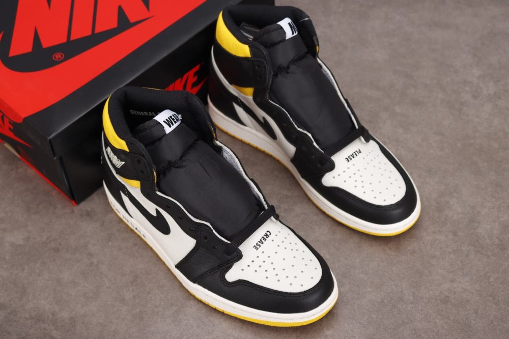AJ1 Retro High "Not for Resale" Varsity Maize - Image 9