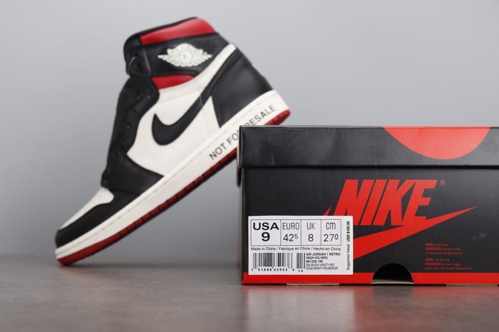AJ1 Retro High "Not for Resale" Varsity Red - Image 8