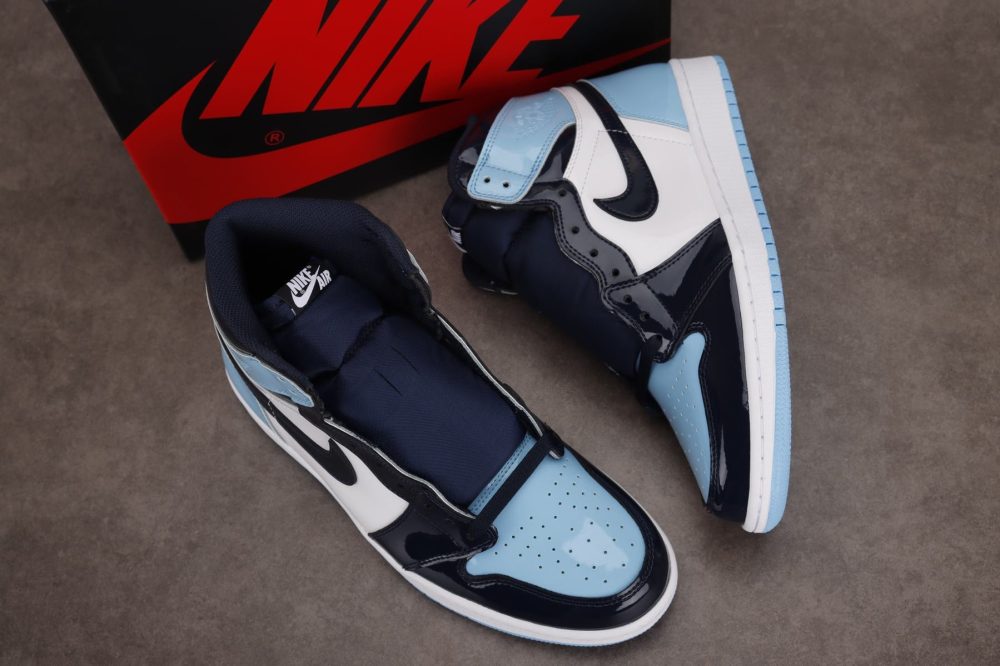 AJ1 Retro High UNC Patent “Blue Chill” - Image 10