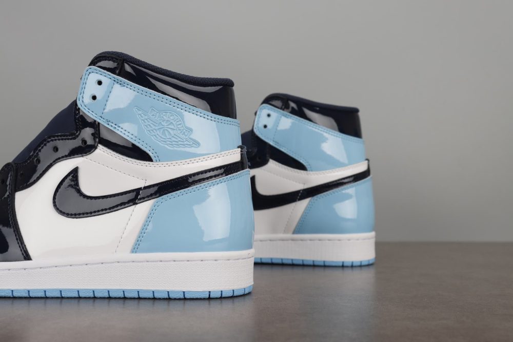AJ1 Retro High UNC Patent “Blue Chill” - Image 6