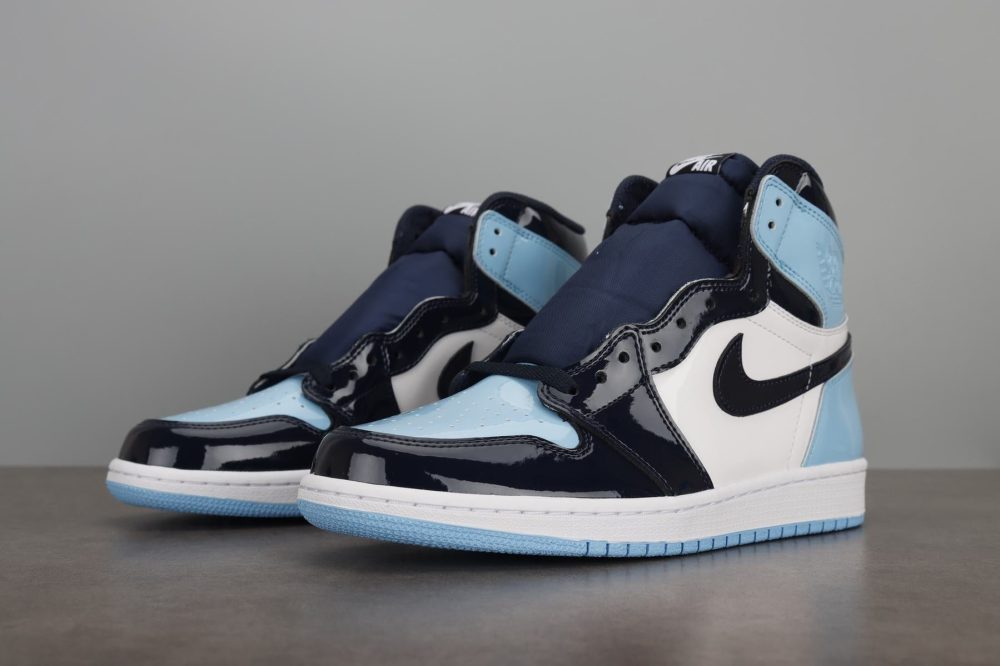 AJ1 Retro High UNC Patent “Blue Chill” - Image 7