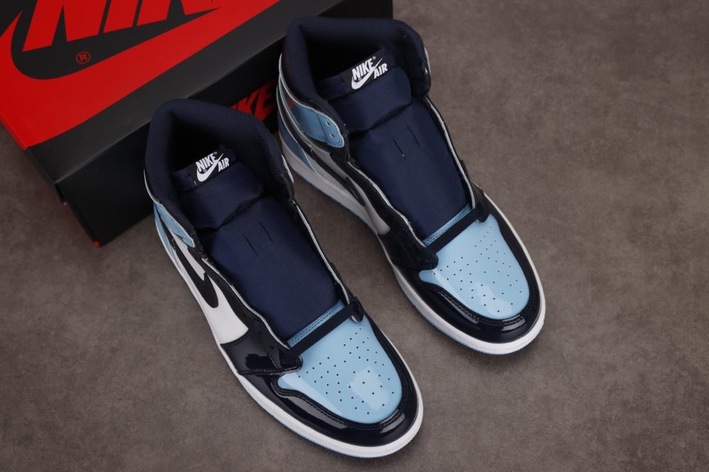 AJ1 Retro High UNC Patent “Blue Chill” - Image 9