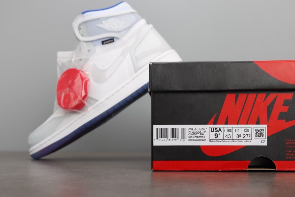 AJ1 Retro High Zoom White Racer Blue - Image 8