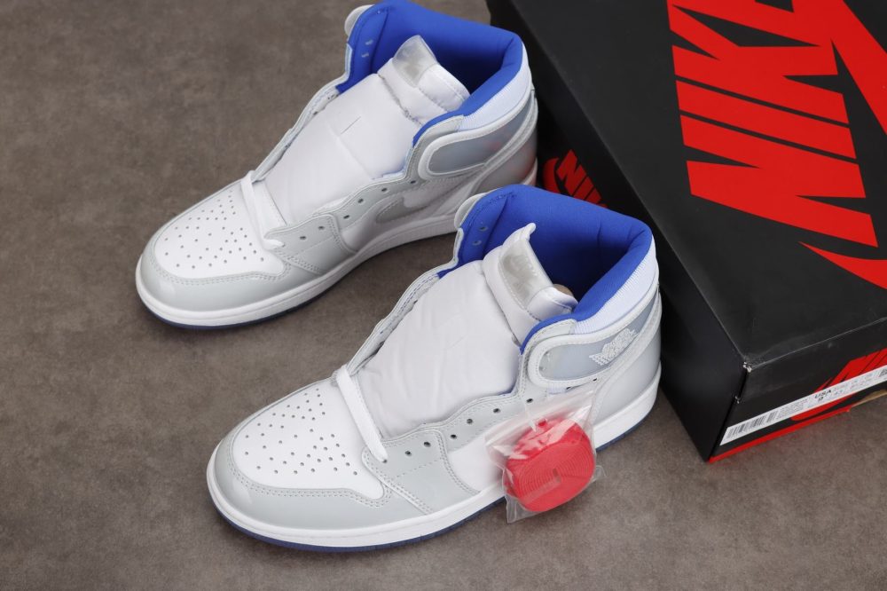 AJ1 Retro High Zoom White Racer Blue - Image 9
