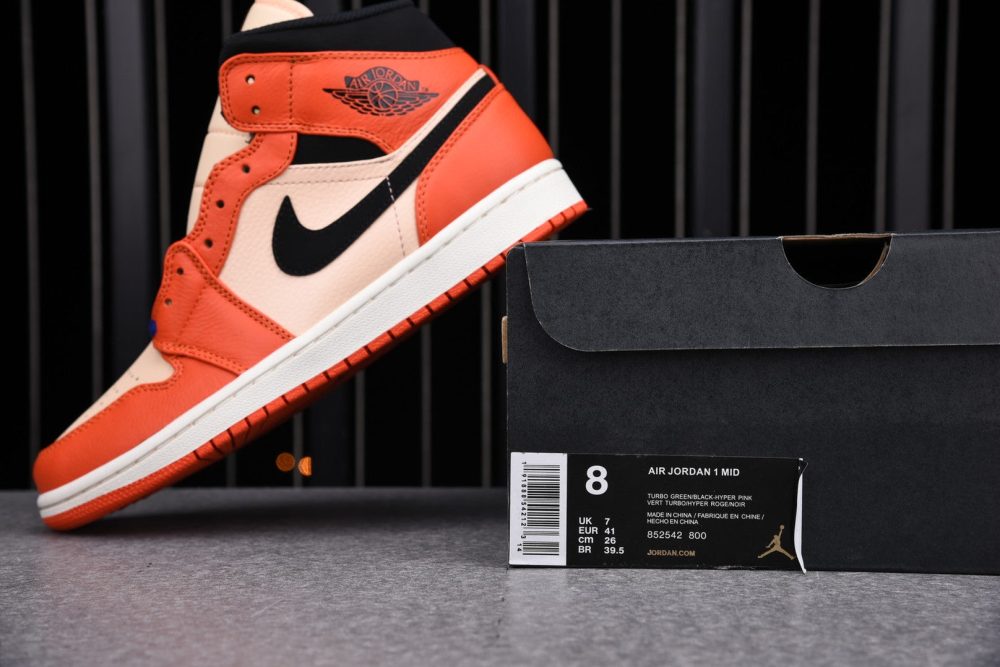 AJ1 Retro Mid SE ‘Team Orange’ - Image 12
