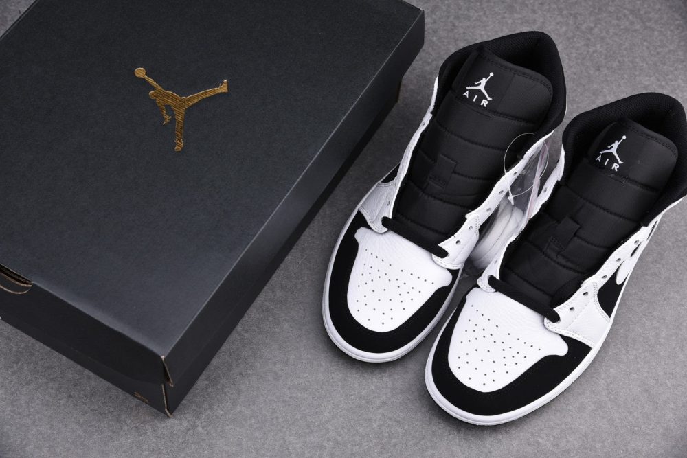 AJ1 Retro Mid ‘Tuxedo’ - Image 11