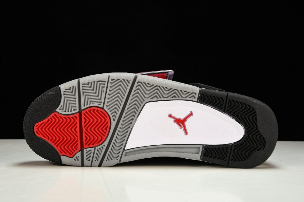 AJ4 Retro 'Black Canvas' - Image 5